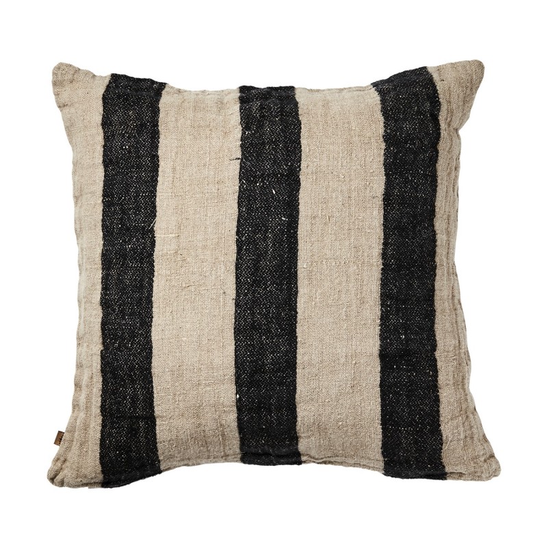 CUSHION COVER STRIPED LINEN 50     - CUSHIONS